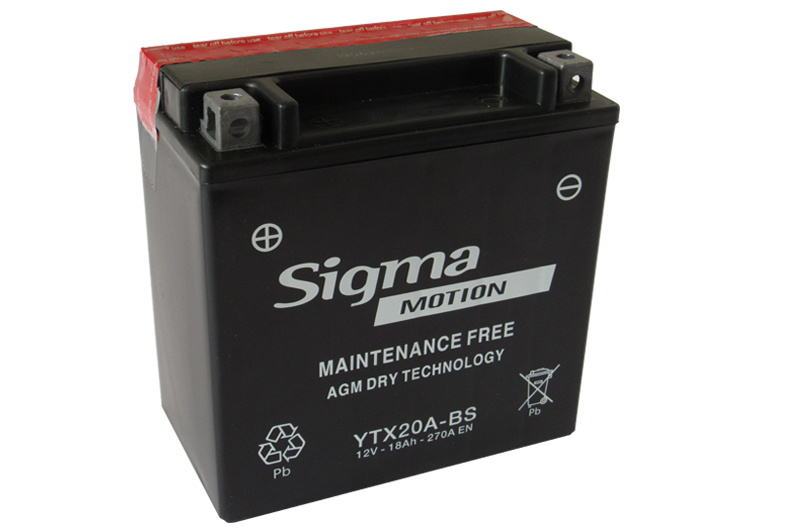 ΜΠΑΤΑΡΙΑ MOTO 12V 18Ah AGM SIGMA MOTION 